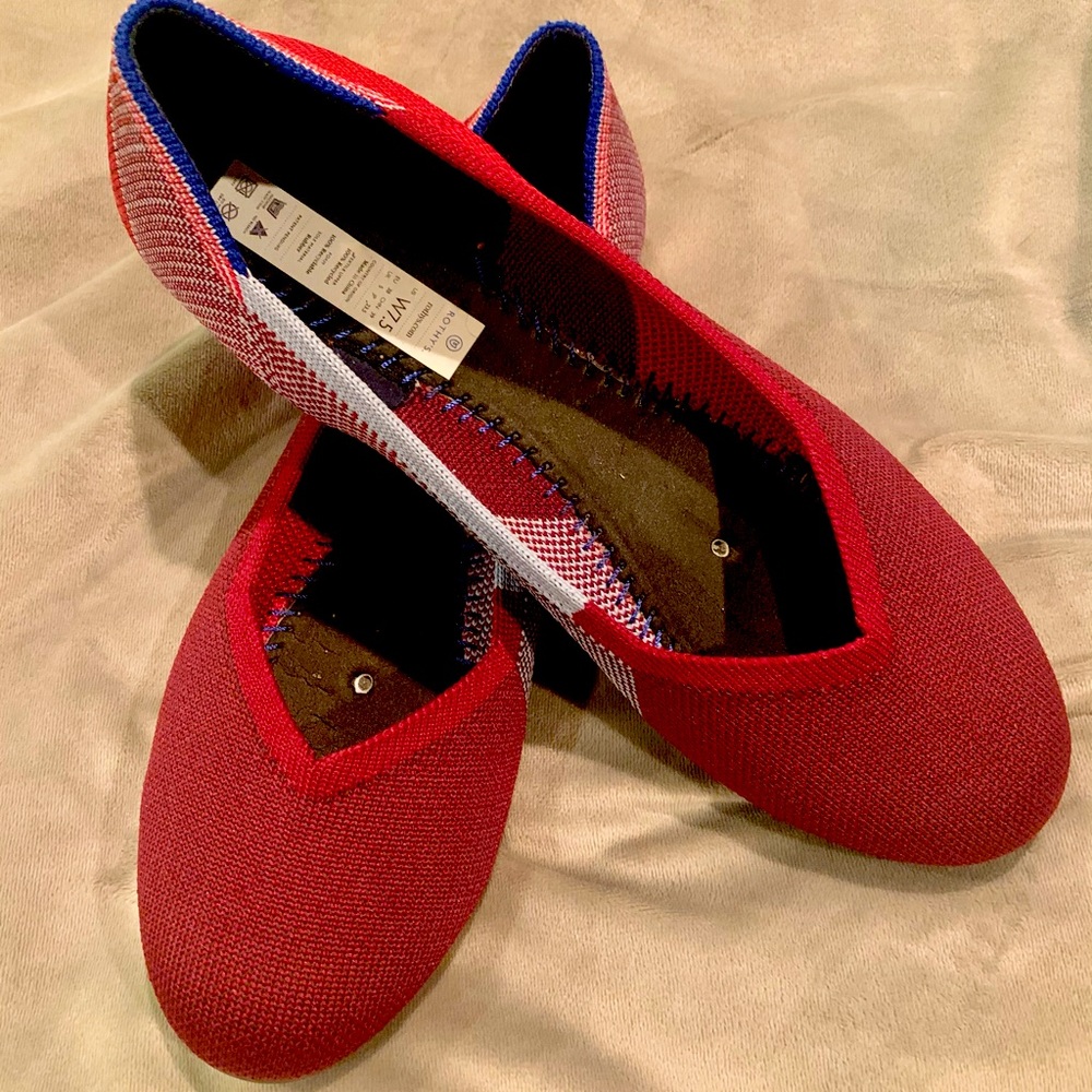 Rothy’s Berry Colorblock 7.5, EUC